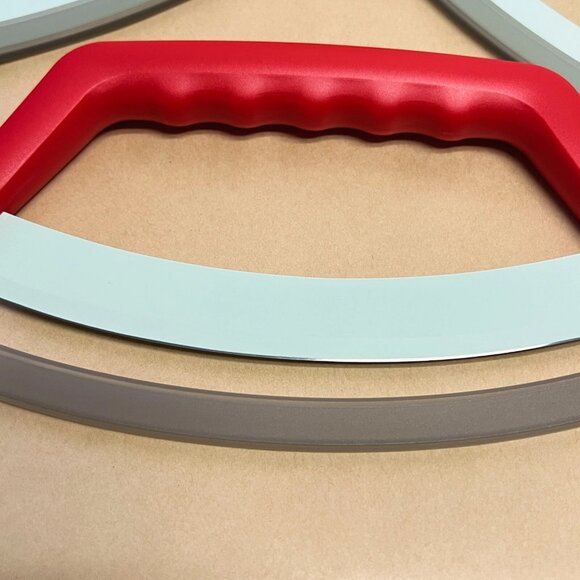 Kuhn Rikon Mezzaluna Knives SET OF 3 & Gift Boxes k65497 CLASSIC COLORS NEW - Picture 3 of 5